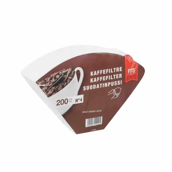 Smile suodatinpaperi no.4 200kpl - Suodatinpussit ja airfryersuojat - 7090007112205 - 1