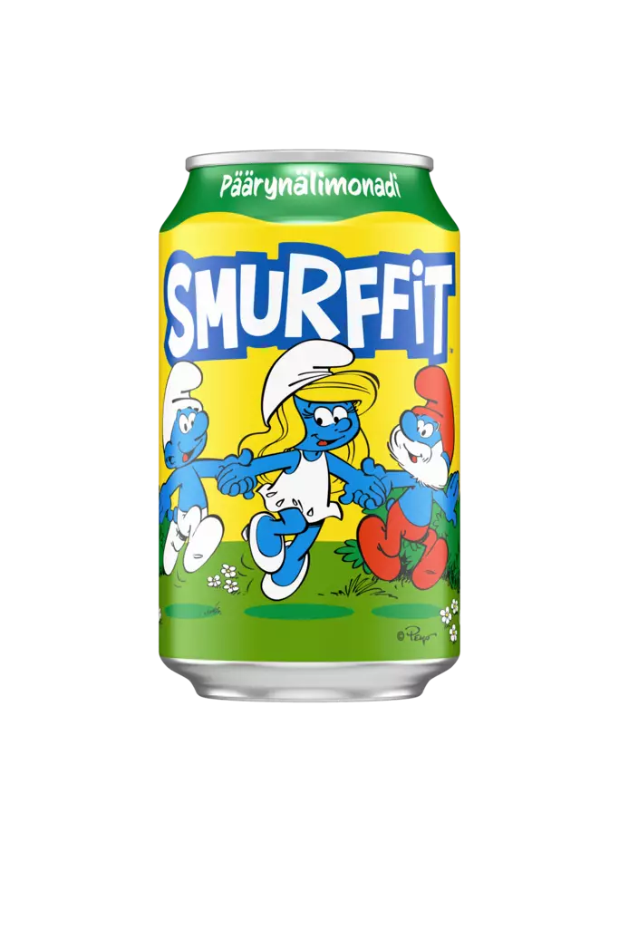 Smurffit päärynälimonadi 0,33l/tlk - Virvoitusjuomat ja mixerit - 6415600599535 - 1
