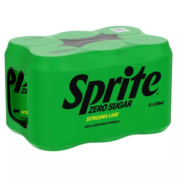 Sprite Zero Sugar virvoitusjuoma 6-pack - Virvoitusjuomat ja mixerit - 6415600582025 - 1