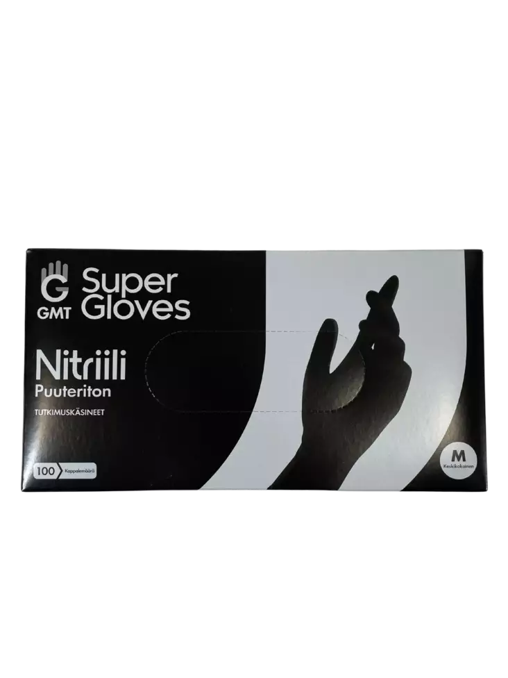 Super käsine nitriili, puuteroimaton M - Kertakäyttöhanskat - 8885018704155 - 1