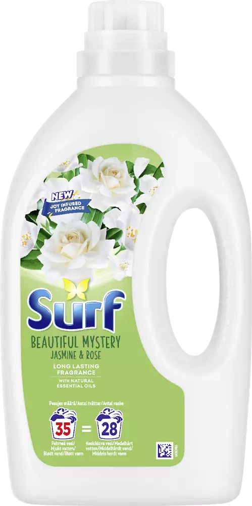 Surf pyykinpesuneste 1,4L Beautiful Mystery jasmine&rose - Pyykinpesu- ja huuhteluaineet - 8720181254055 - 1
