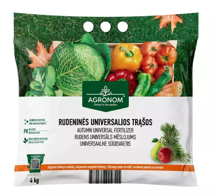 Syyslannoite 4kg - Puutarhalannoitteet - 4770168929715 - 1