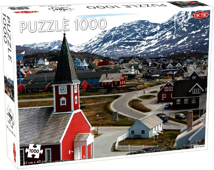 TacTic 1000 pcs puzzle: Greenland - Palapelit ja pulmapelit - 6416739567495 - 1
