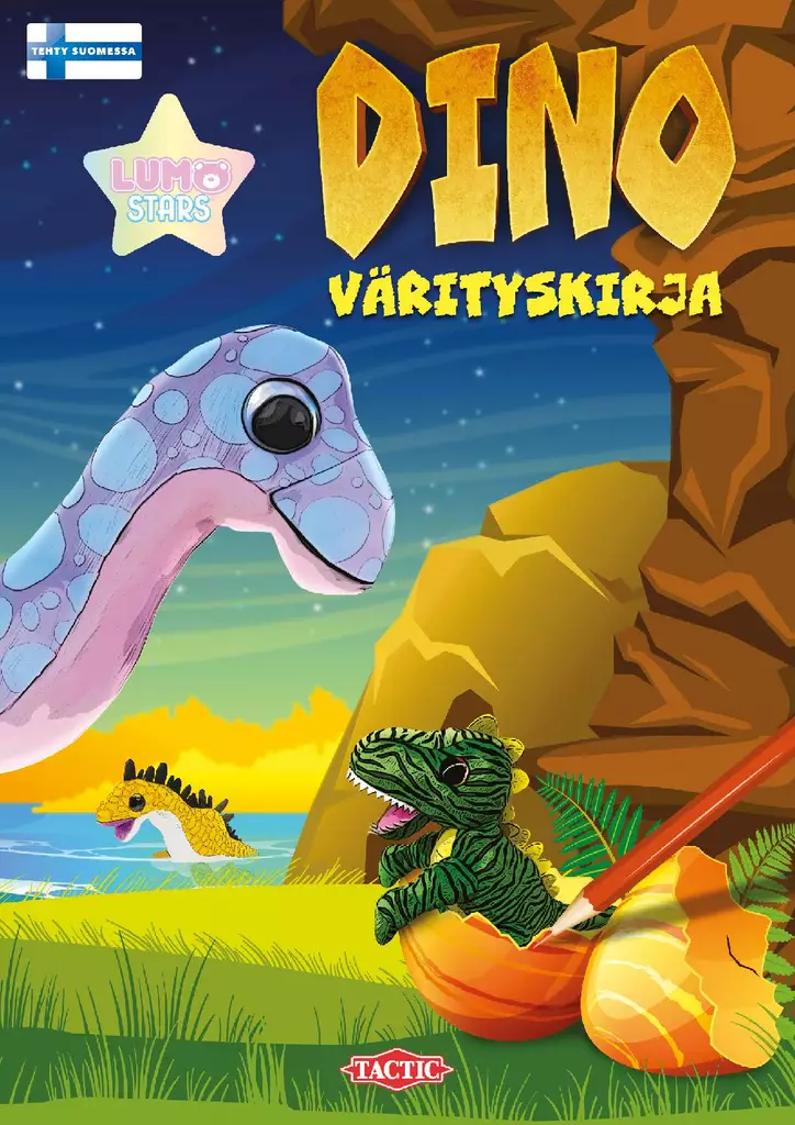 Tactic Lumo Stars Dino värityskirja - Leikkihahmot ja -setit - 6416739594385 - 1