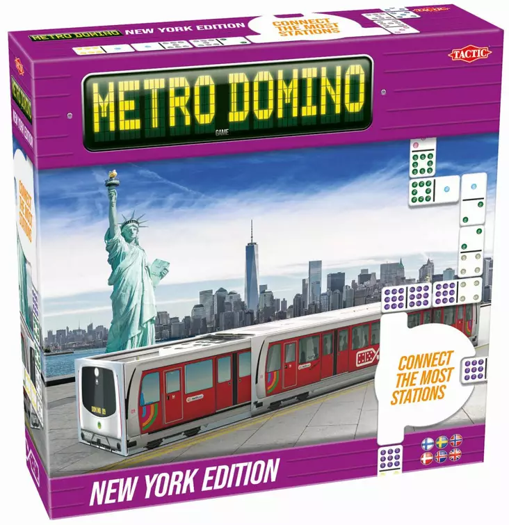 Tactic Metro Domino New York lautapeli - Lautapelit ja seurapelit - 6416739589275 - 1