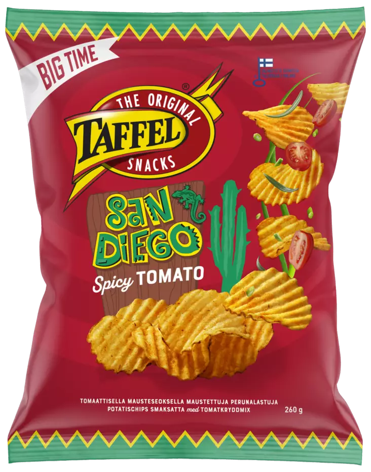 Taffel san diego spicy tomato 260g - Sipsit - 6410380041755 - 1