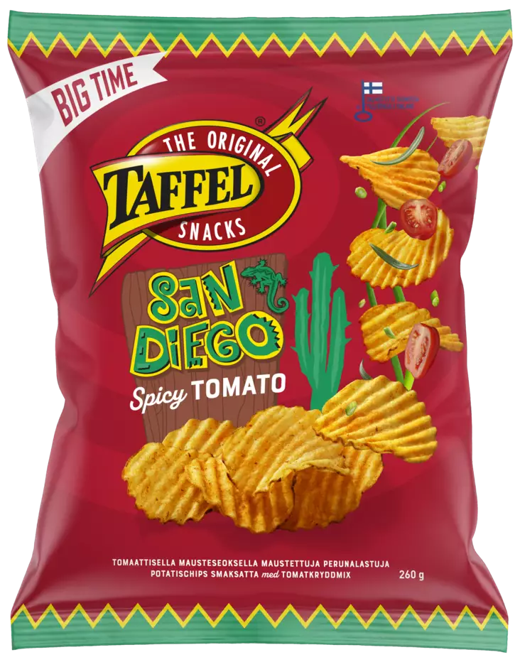 Taffel san diego spicy tomato 260g - Sipsit - 6410380041755 - 1