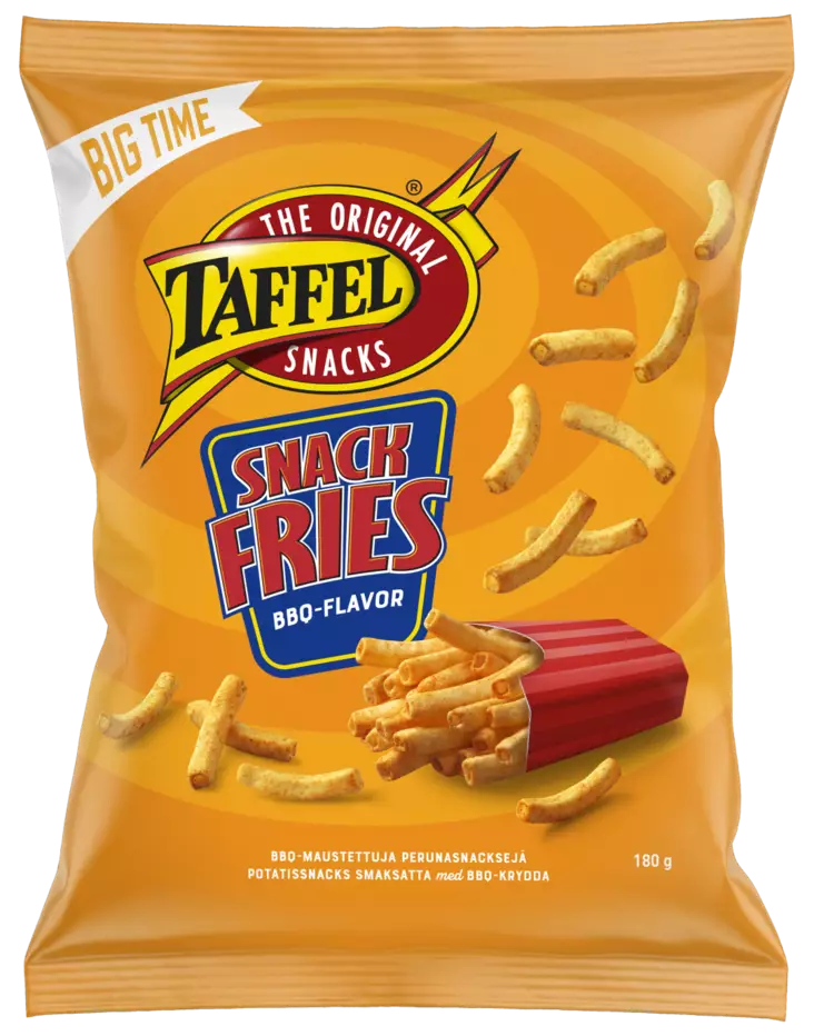 Taffel Snack Fries 180g - Sipsit, snacksit ja pähkinät - 6410380049775 - 1