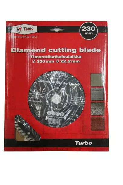 Tamo 230mm timanttilaikka turbo - Katkaisulaikat - 6420613764115 - 1