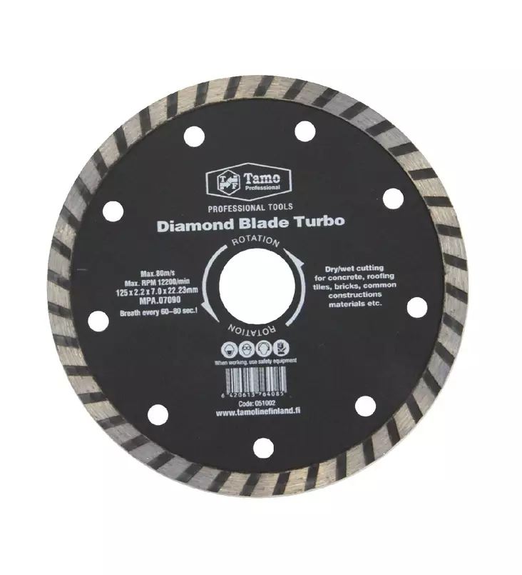 Tamo timanttilaikka turbo 125mm - Katkaisulaikat - 6420613764085 - 1