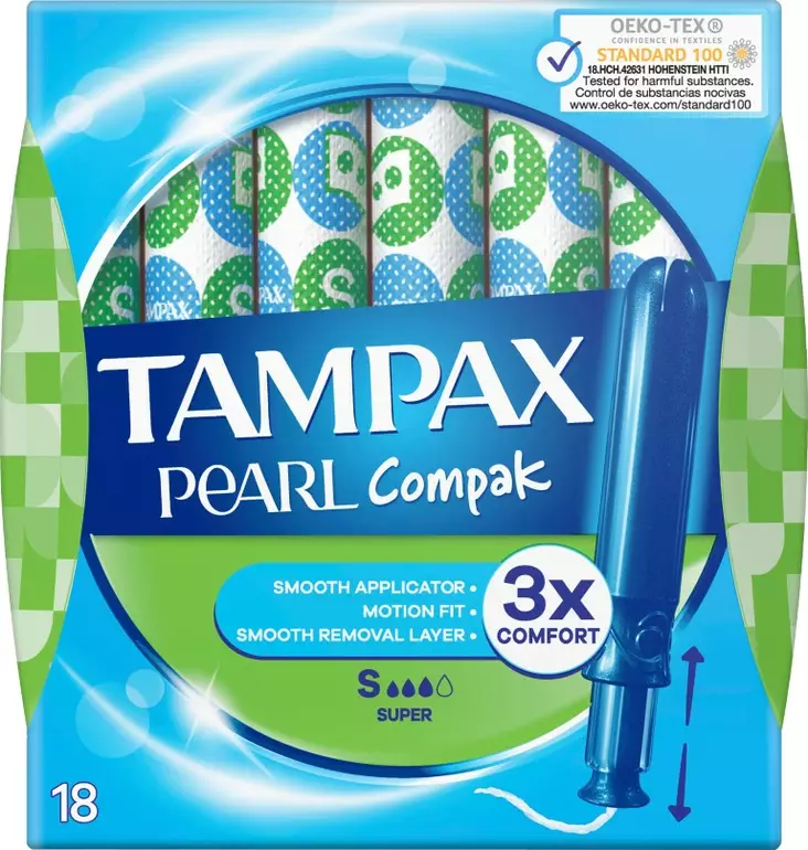 TAMPAX COMPAK PEARL SUPER - Hiustenhoito ja hiuskoristeet - 4015400690405 - 1
