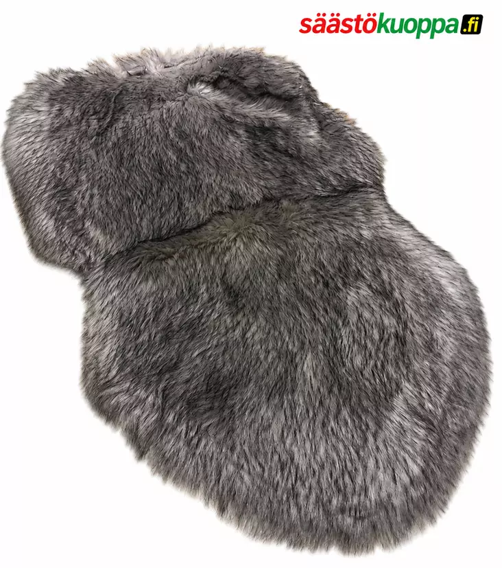 Tekoturkistalja 60x100cm harmaa fox - Viltit - 6438159074865 - 1