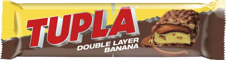 Tupla double layer banana 48g - Suklaat - 6420256016695 - 1