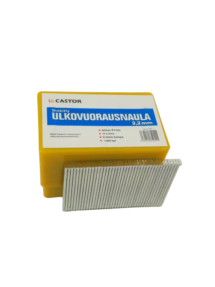 Ulkovuorinaula 2,2mmx57mm / 1000kpl - Naulat - 6430020840555 - 1