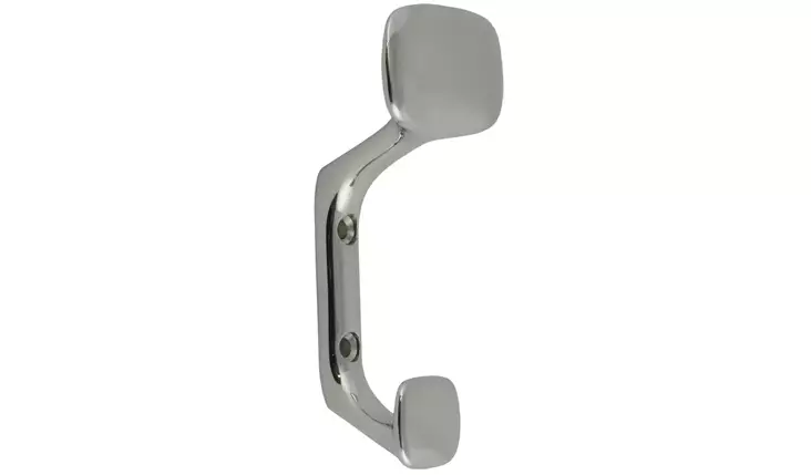 Vaatekoukku Nature 2m zn/kromi - Koukut ja naulakot - 6414676012085 - 1