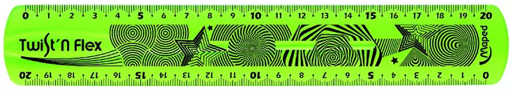 Viivain Maped Twist'n Flex 20cm - Pyyhekumit, teroittimet, viivaimet - 3154142792105 - 1