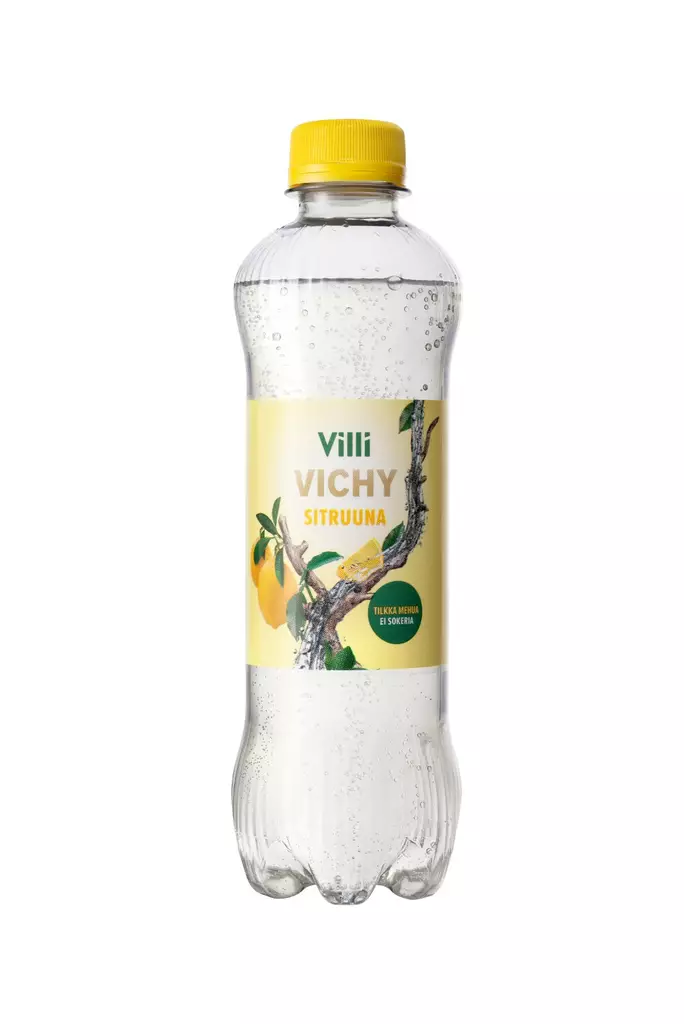 Villi Vichy sitruuna 0,33l/plo - Lähdevedet ja kivennäisvedet - 6416884208465 - 1