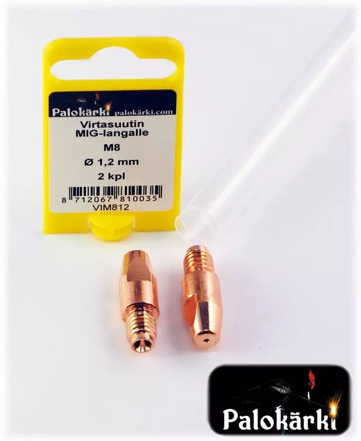 Virtasuutin M8/1,2mm 2kpl - Hitsaustarvikkeet ja työkalut - 8712067810035 - 1