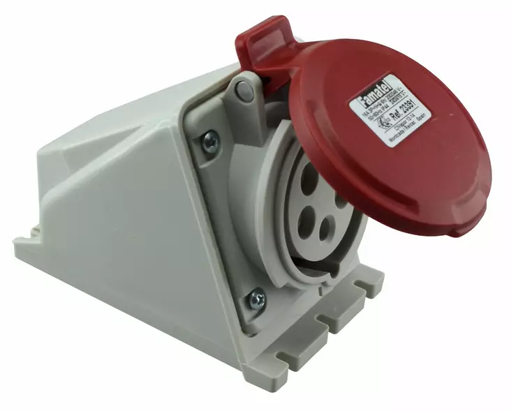 Voimapistorasia 5-napainen 16A 400V - Voimavirtakytkentä - 6438140990815 - 1
