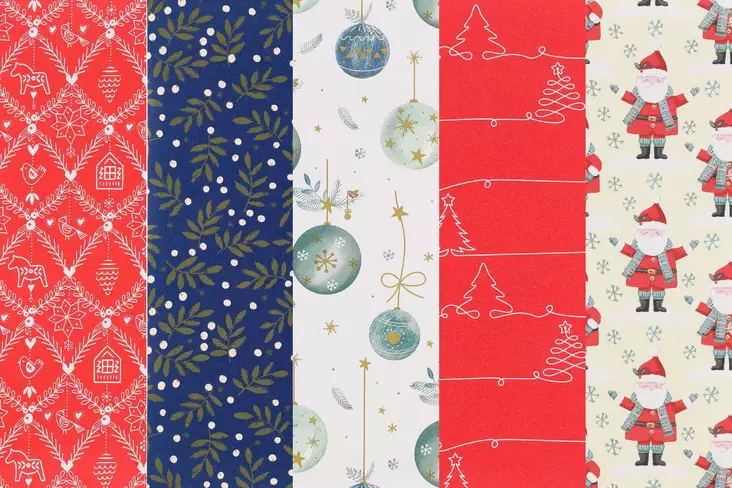 Winteria joulupaperi 70cm x 5 m - Joulupaketointi ja -lahjakassit & kortit - 6410410106645 - 1