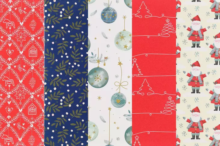 Winteria joulupaperi 70cm x 5 m - Joulupaketointi ja -lahjakassit & kortit - 6410410106645 - 7