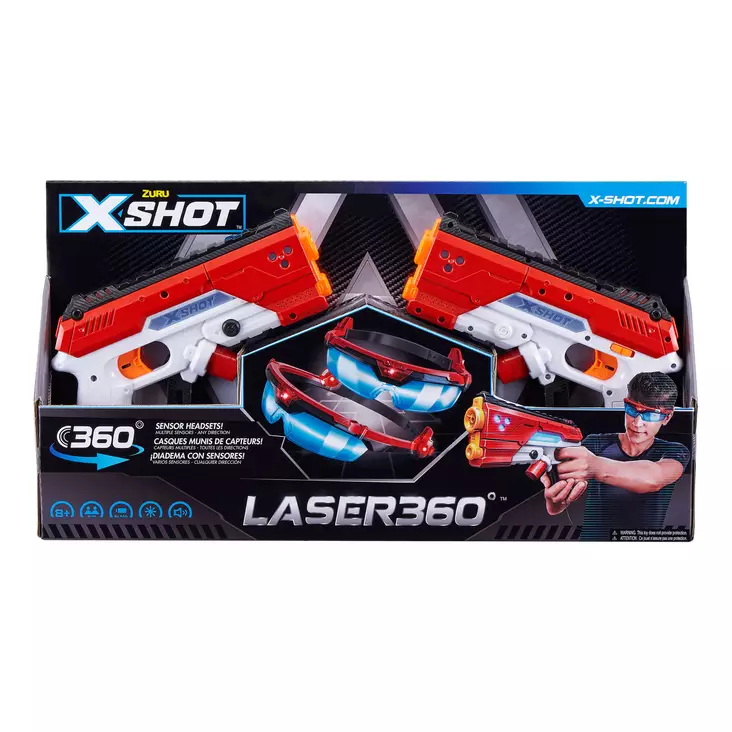 X-SHOT Laser 360 Blastersetti - Leikkiaseet - 4894680001145 - 1