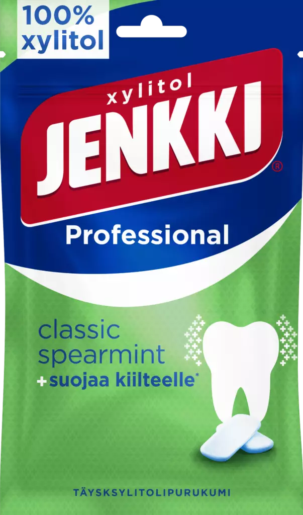 Xylitol JENKKI Prof. classic spearmi 90g - Purukumit - 6420256015605 - 1