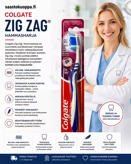 Colgate Tandborste Zig Zag Soft - Hammasharjat - 6001067004936 - 1