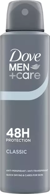 Dove 48h Men+Care Classic Spray 150ml - Miesten deodorantit - 8720181295546 - 1
