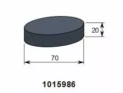 Hallitunkin nostotyyny 70x20mm SBR - Renkaanvaihto ja rengastarvikkeet - 6438206159866 - 2