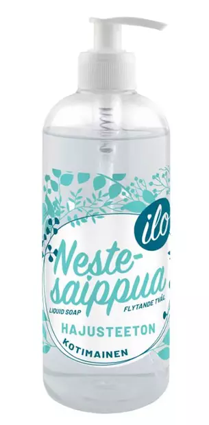 Ilo Nestesaippua 500ml Hajusteeton - Nestesaippuat - 6419642340506 - 1