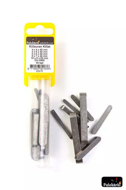 Kiilauran kiilat DIN6885 10kkpl - Pienkonetarvikkeet - 8712067821376 - 1