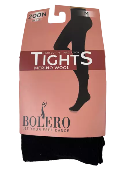 Merinovillasukkahousut M Musta - Naisten sukat ja sukkahousut - 6438159900386 - 1