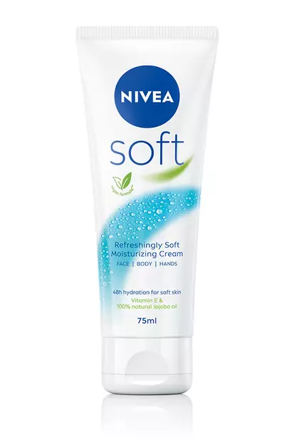 Nivea Soft kosteusvoide 75ml tuubi - Vartalo- ja kuorintavoiteet - 4005900967466 - 1