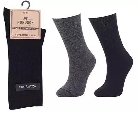 Nordsox merinovillasukka kiristämätön 41-45 - Miesten sukat - 6438159074216 - 2