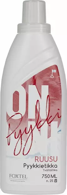 Onni pyykkietikka ruusu 750ml - Pyykinpesu- ja huuhteluaineet - 6419642334406 - 1