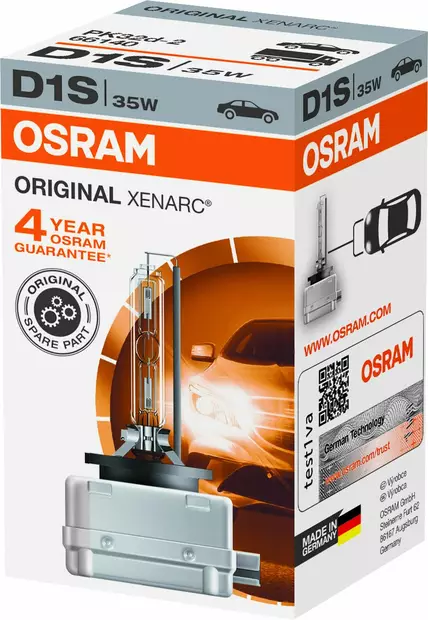 Osram Original Xenarc xenon D1S polttimo 35W 85W 4150K - Xenon polttimot - 4008321184276 - 1