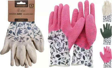 Puutarhahanskat Ladies printtikuviolla - Työkäsineet - 8721037327206 - 1