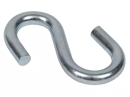 S-koukku 25mm teräs 5kpl - Koukut ja naulakot - 6414672011006 - 1