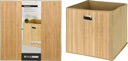 Säilytyslaatikko bambu - Säilytyskorit - 8720573906166 - 1