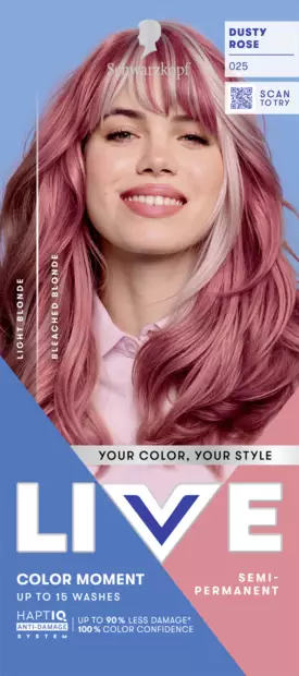 Schwarzkopf Live UB Dusty rose - Hiusvärit - 7332531131926 - 1