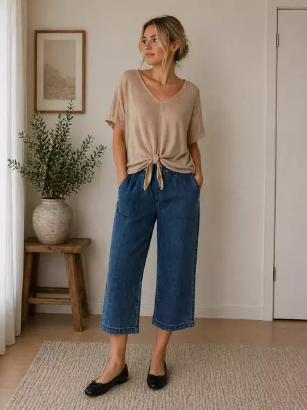 Soda capri wera bengaline denim - Naisten housut ja hameet - 733056417476 - 1