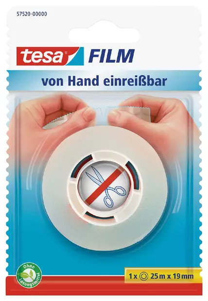 Tesa Toimistoteippi revittävä 19mm x 25m - Liimat ja teipit - 4042448091826 - 1