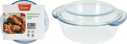 Uunivuoka lasinen kannella 1,5l - Uunivuoat - 8720573833196 - 2