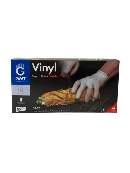 VINYYLIKÄSINE L 1000kpl/ltk Kertakäyttöinen kumihanska - Kertakäyttöhanskat - 6438159088060-6 - 2