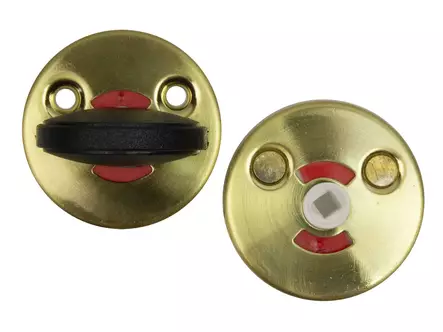 Wc-kääntönuppi messinki harjattu - Ovenkahvat ja helat - 6414675033456 - 1