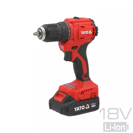 Yato akkuporakone 18v 45nm + 18v 2 ah akku ja laturi sarja - Porakoneet - 5906083106866 - 1