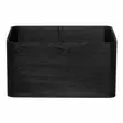 4Living puulaatikko 35x25x18 CM musta - Säilytyskorit - 6410416373966 - 1