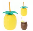 Ananas/kookos juomamuki pillillä - Mukit ja kahvikupit - 8720573989596 - 1