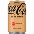 Coca-Cola Zero Sugar Vanilja 0,33l - Virvoitusjuomat ja mixerit - 6415600574556 - 1